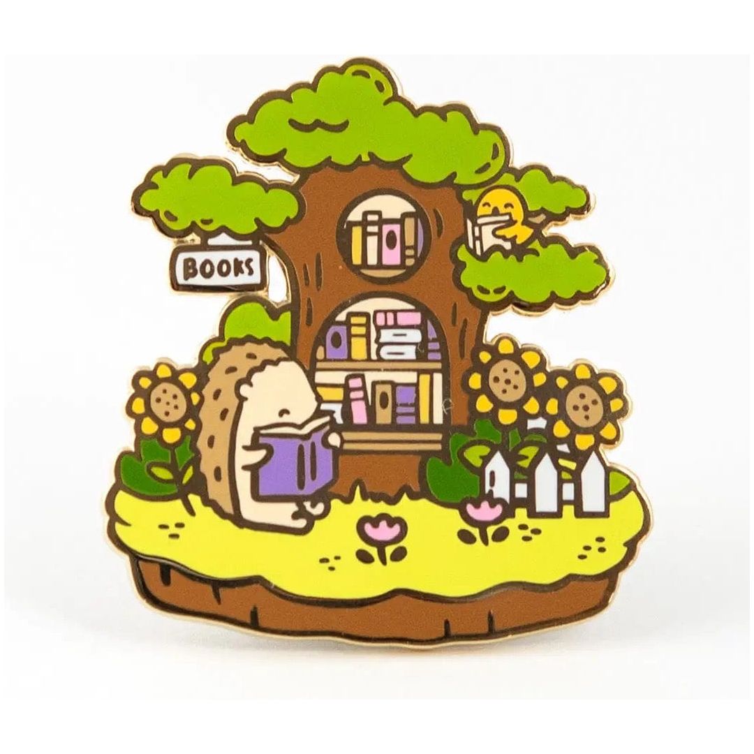 Tiny Book Shop Enamel Pin