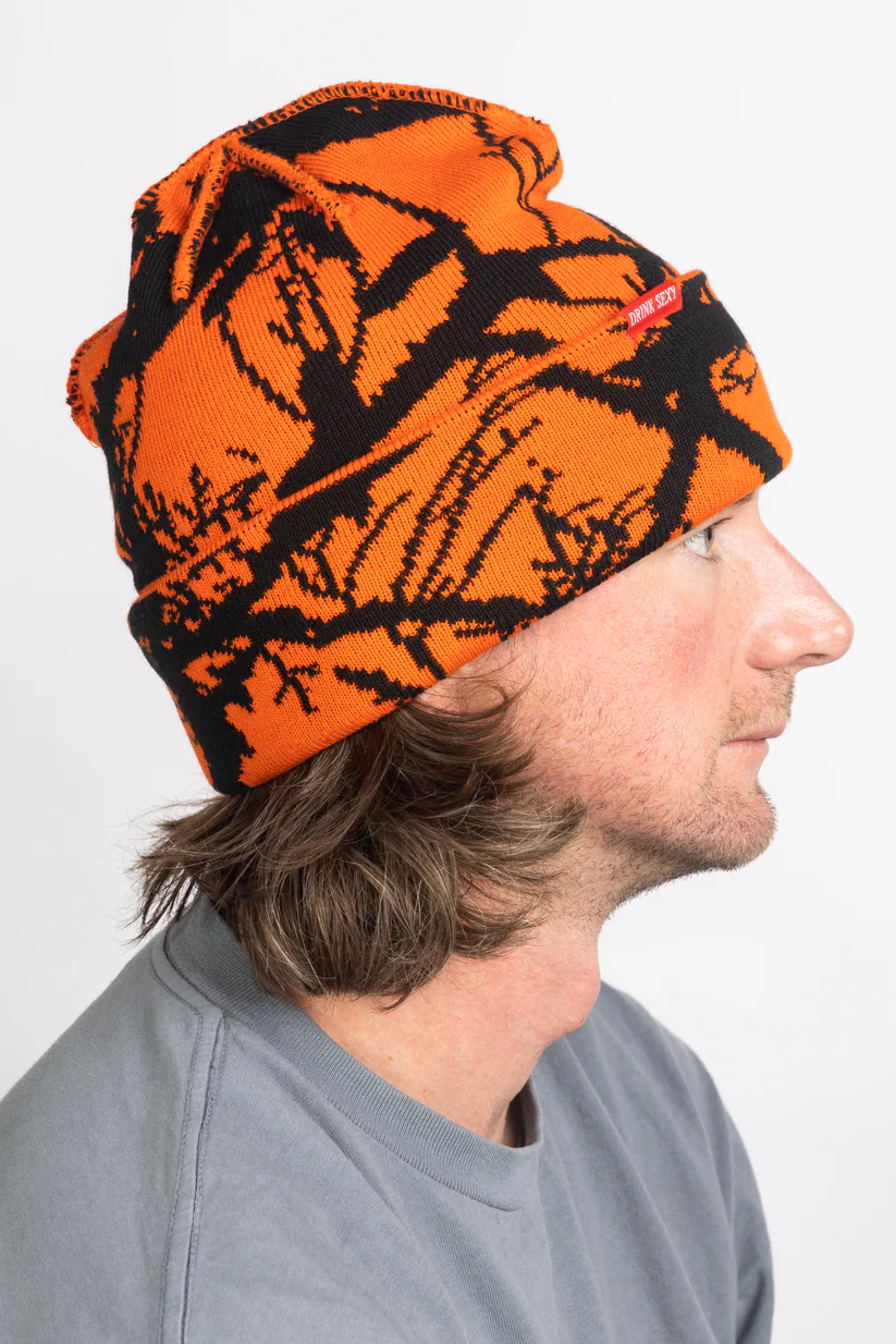 Corduroy Twig Camo Beanie