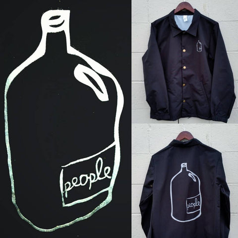 People Milk Jug Coaches Jacket 3m reflective ink