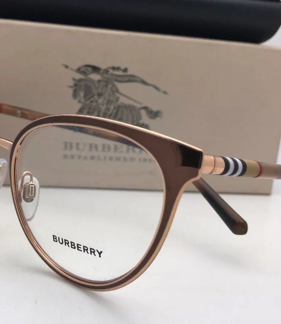 red burberry eyeglasses