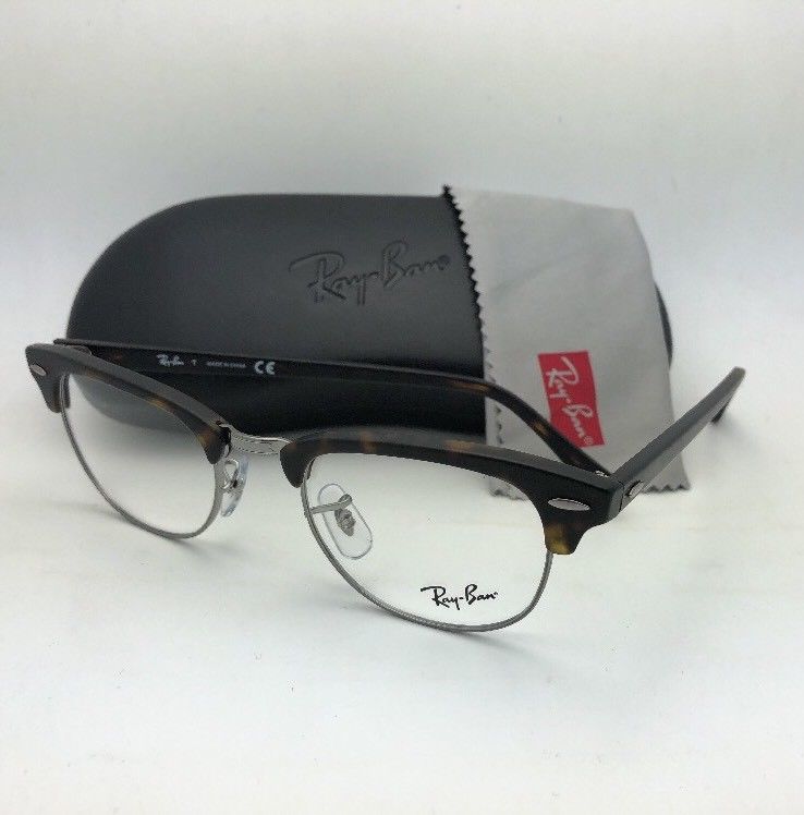 New Ray Ban Clubmaster Rx Able Eyeglasses Rb 5154 5211 49 21 Tortoise Opticalobsession Com