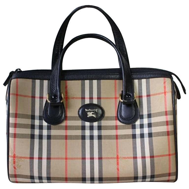 Vintage Burberry classic beige nova check speedy bag style handbag wit – eNdApPi ***where you ...