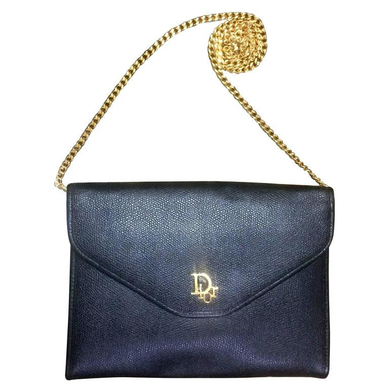 dior gold clutch bag