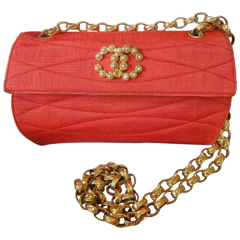 gold leather purse