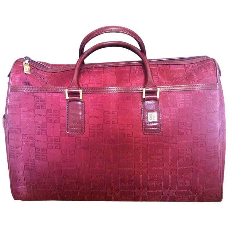 Vintage Givenchy travel duffle bag in classic monogram jacquard wine c –  eNdApPi ***where you can find your favorite designer  vintages.....authentic, affordable, and lovable....