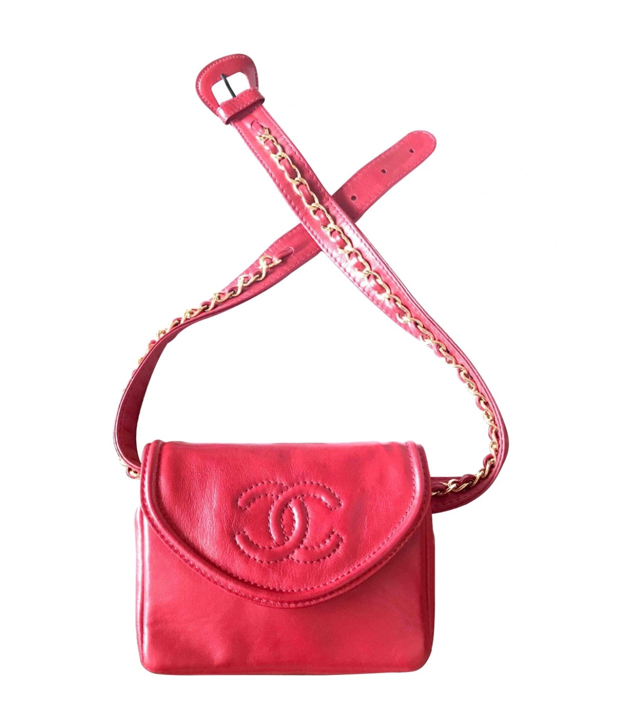 red chanel fanny pack