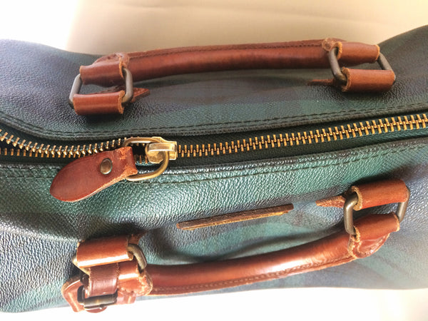 Vintage Ralph Lauren green tartan-checked purse in speedy bag style. G –  eNdApPi ***where you can find your favorite designer  vintages.....authentic, affordable, and lovable....