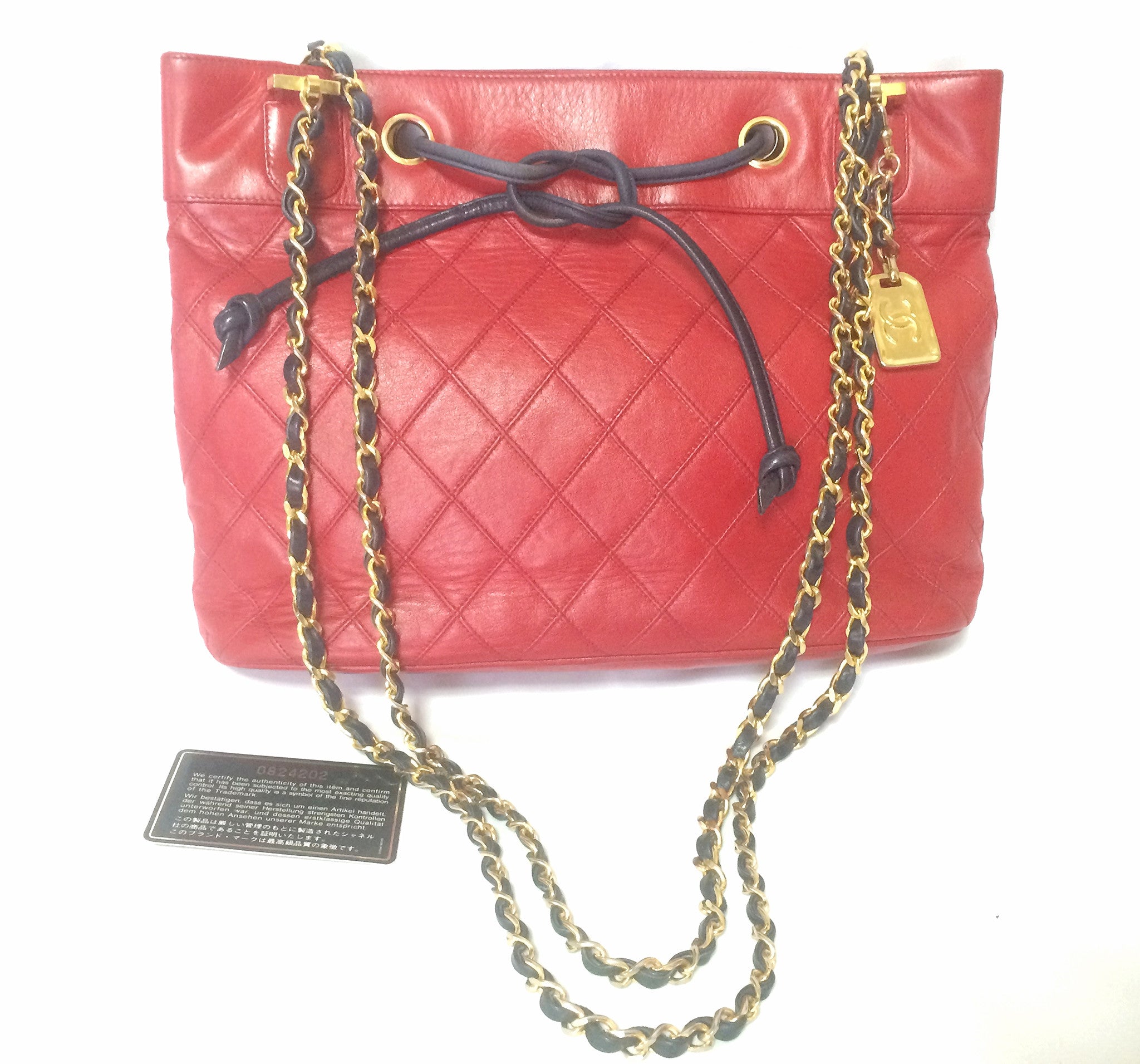 Chanel Bright Red Lizard Mini Flap Bag with Gold Chain Strap   Lot  64135  Heritage Auctions