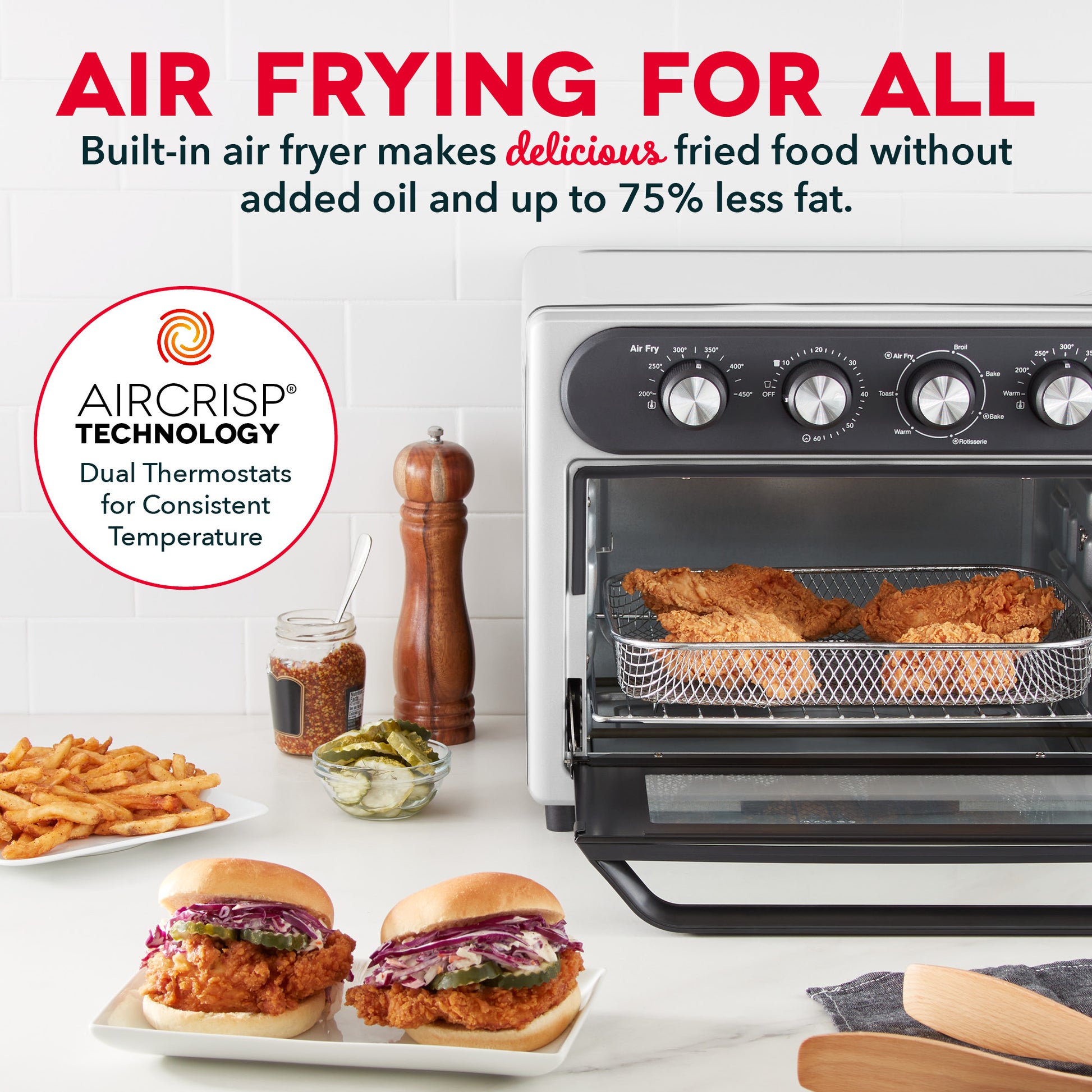 Air Fryer Oven | with Rotisserie Dash