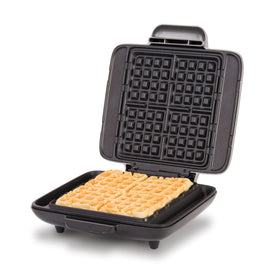 Black & Decker Double Flip Waffle Maker - 1200W - Black