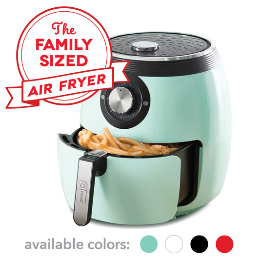 Dash Air Fryer Countertop Oven With Rotisserie 23L Aqua Color With  Accessories