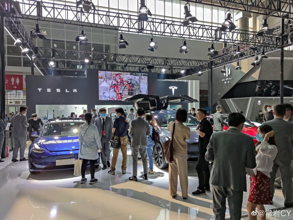 Tesla China Showcases Model S 3 X At Beijing Auto Show
