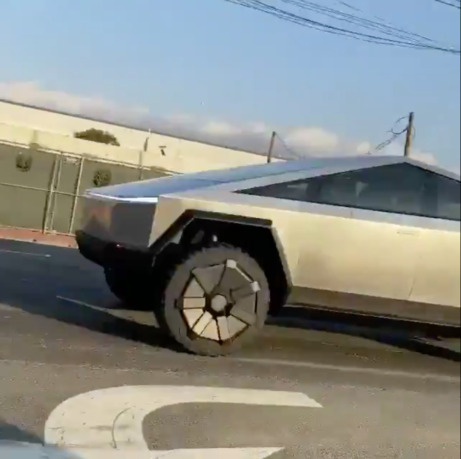 Tesla Cybertruck Spotted In The Wild Near Fremont Factory