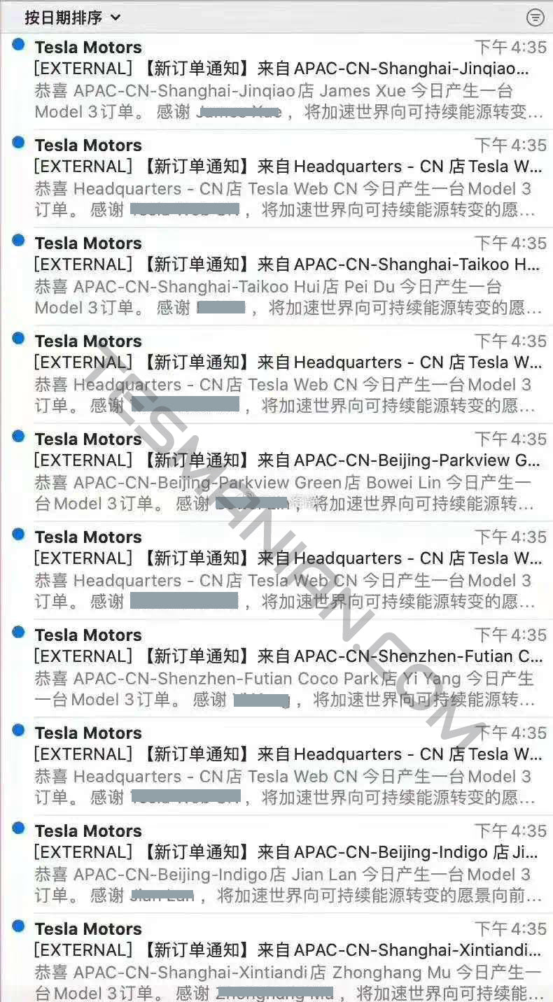 Tesla Giga 3 Shanghai China Made Model 3 Order Skyrocket 10 Orders In