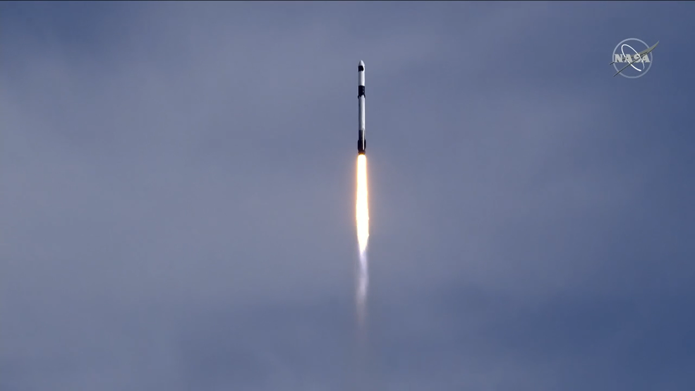 SpaceX thrice flown Falcon 9 successfully launches Dragon carrying NASA cargo to the Space Station