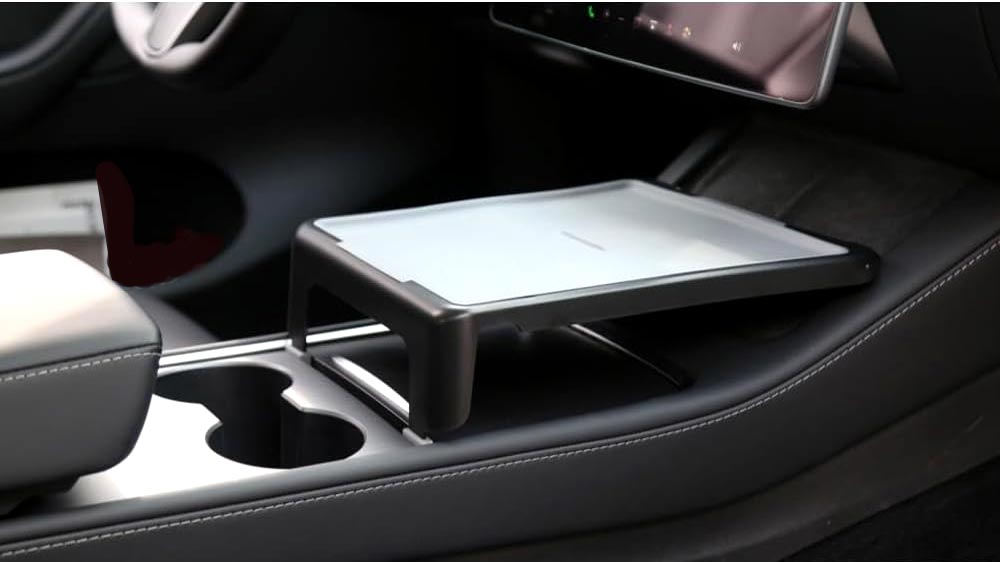 Tesla Model 3/Y Rücksitzpolster und Handyhalterung (360-Grad