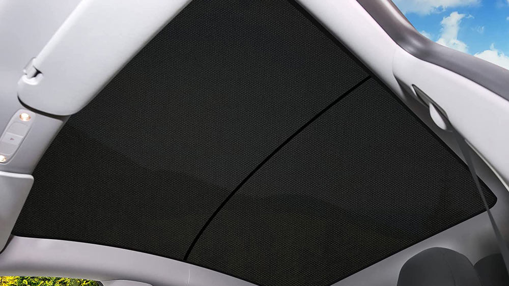 Tesla Model Y Glasdach-Sonnenblende