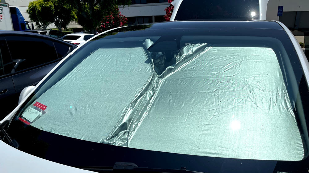 Tesla Model Y Front Windshield Snow, Ice, Sun Cover Sun Shade