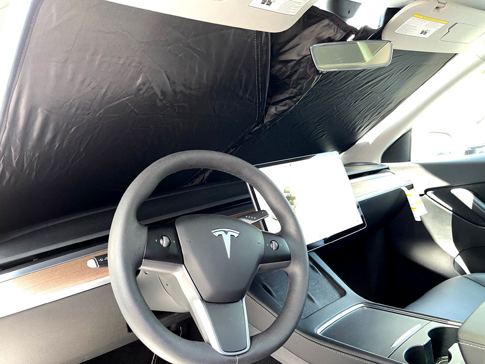 Tesla Model Y Car Cover All-weather Uv Protection Accessoires extérieurs  complets avec ouverture de port de charge et maille ventilée pour modèle Y  2020 2021 2022 2023