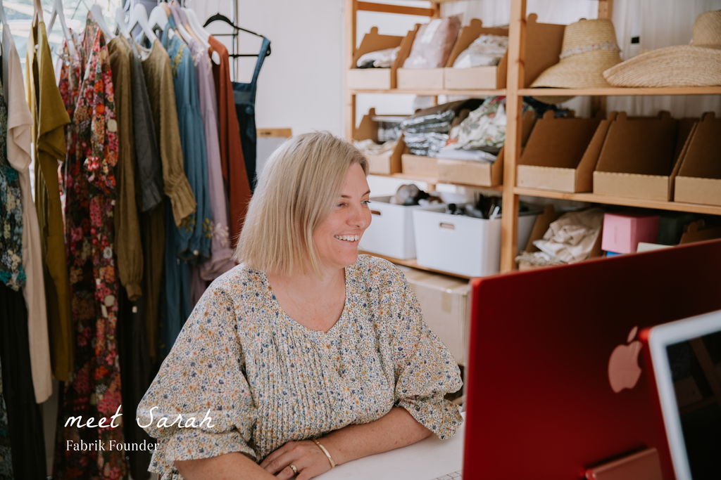 sustainable fashion, summer collection, Fabrik Studio, Fabrik Founder, Sarah Hardie