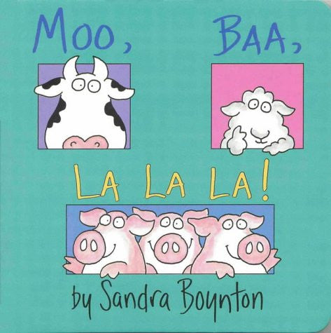 moo baa la la la book