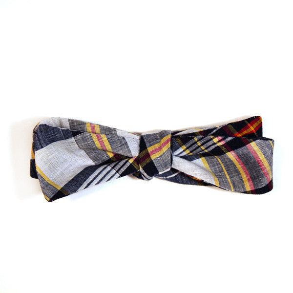 Madras Batwing Bowtie