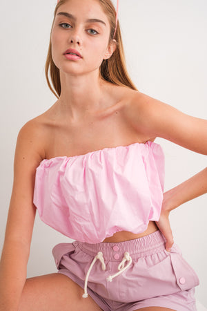 Sadie Scrunchie Crop Top