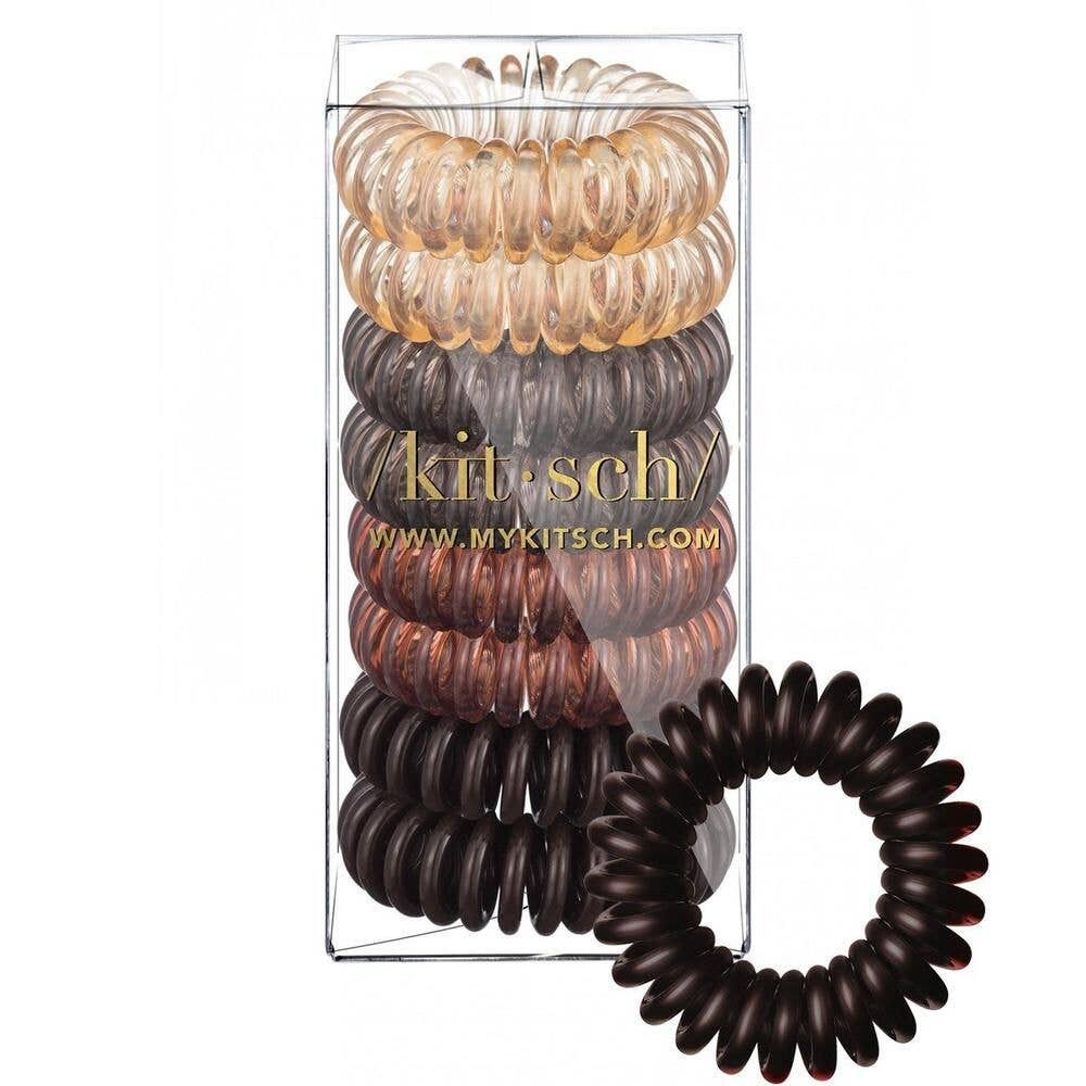 KITSCH - Brunette Hair Coil - Pack of 8