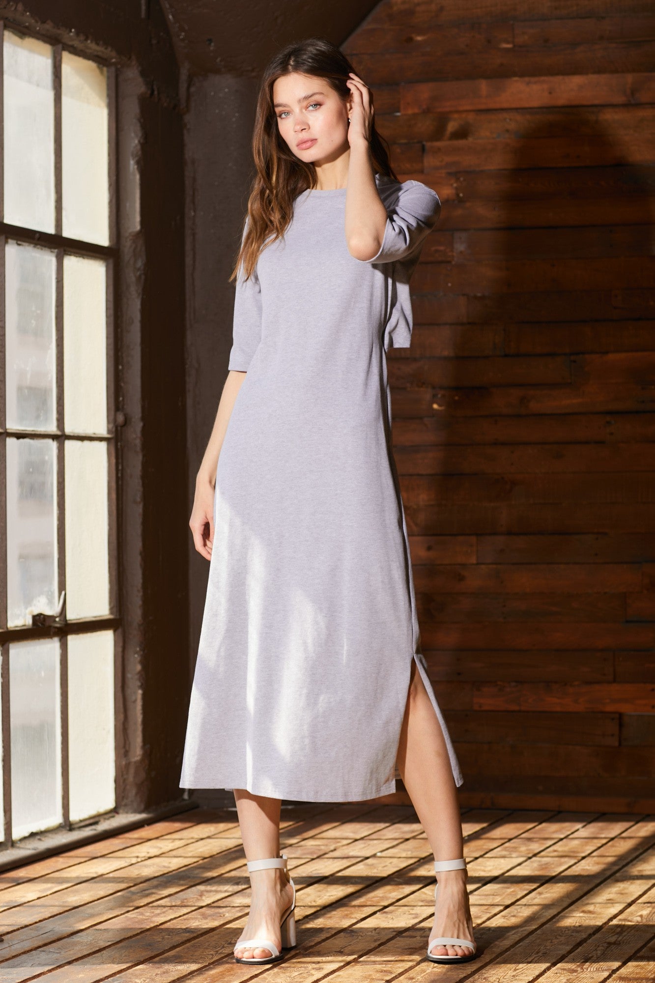 Joanna Sweatshirt Midi Dress