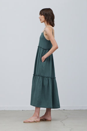 Gauze Midi Dress