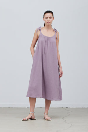 Cotton Gauze Midi Dress