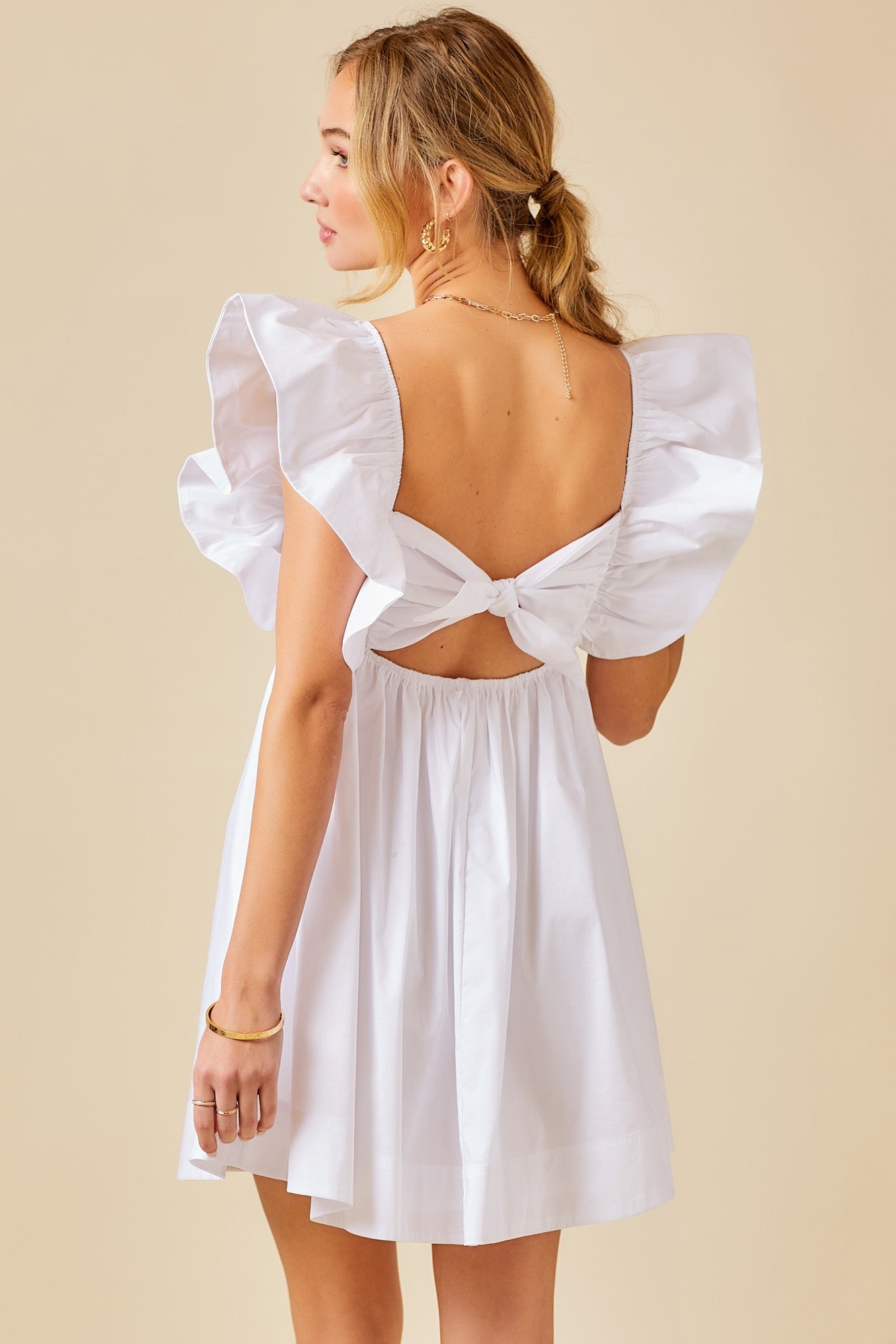 Mila Ruffle Mini Dress