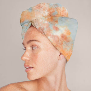 KITSCH - Microfiber Hair Towel - Sunset Tie Dye