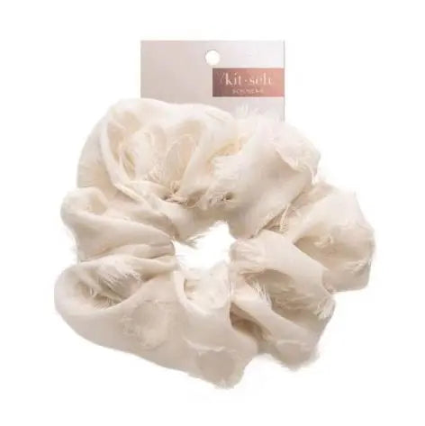 KITSCH Brunch Scrunchie - Frayed Linen