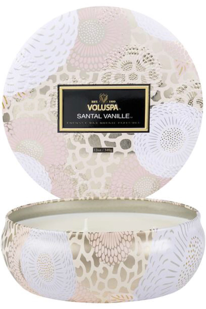 Voluspa 3 Wick Candle Tin - 12oz. (STORE PICK UP ONLY)