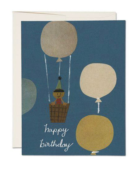 Red Cap Cards - Hot Air Balloon