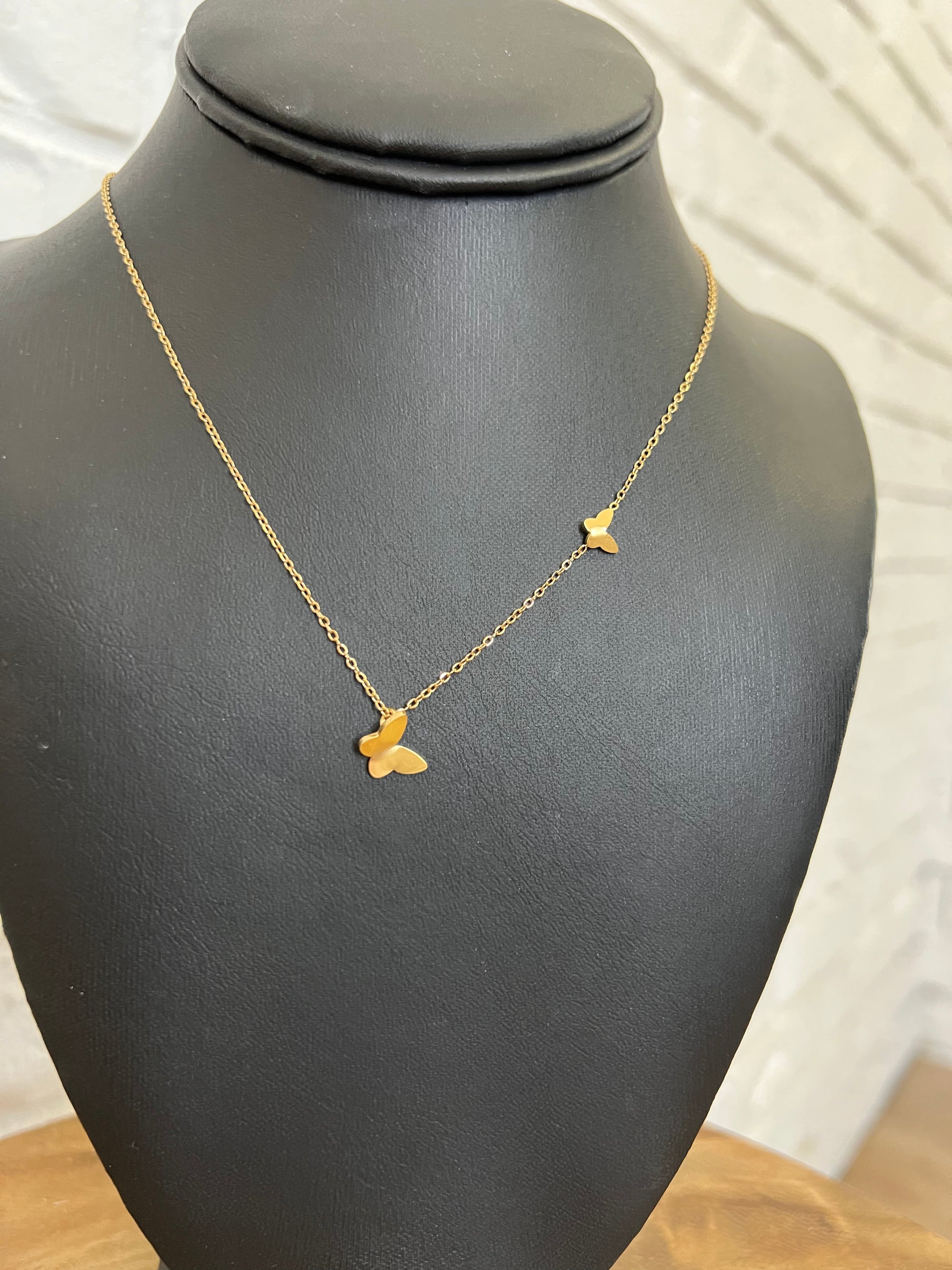 18K Willa Dainty Butterfly Necklace