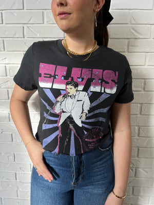 Elvis In Concert Crop Tee