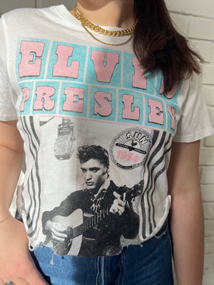 Elvis Sun Records Crop Tee