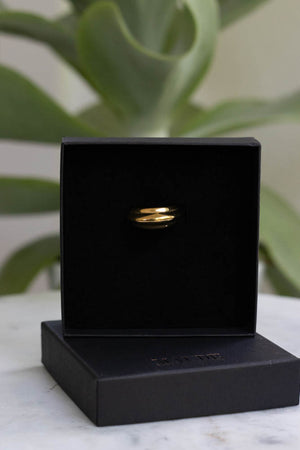 18K Lily Chunky Gold Ring
