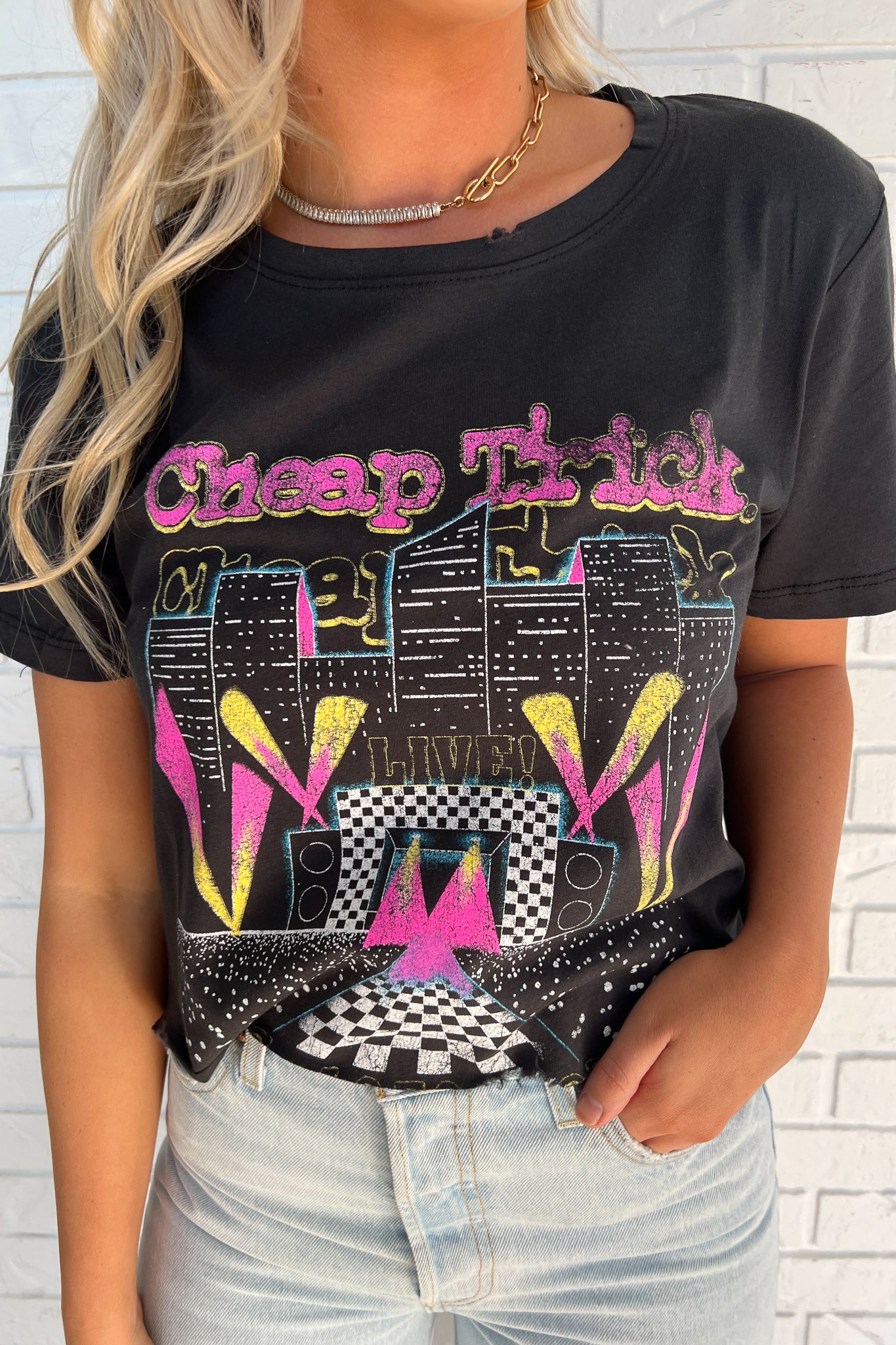 Cheap Trick Venue 79 Crop Tee