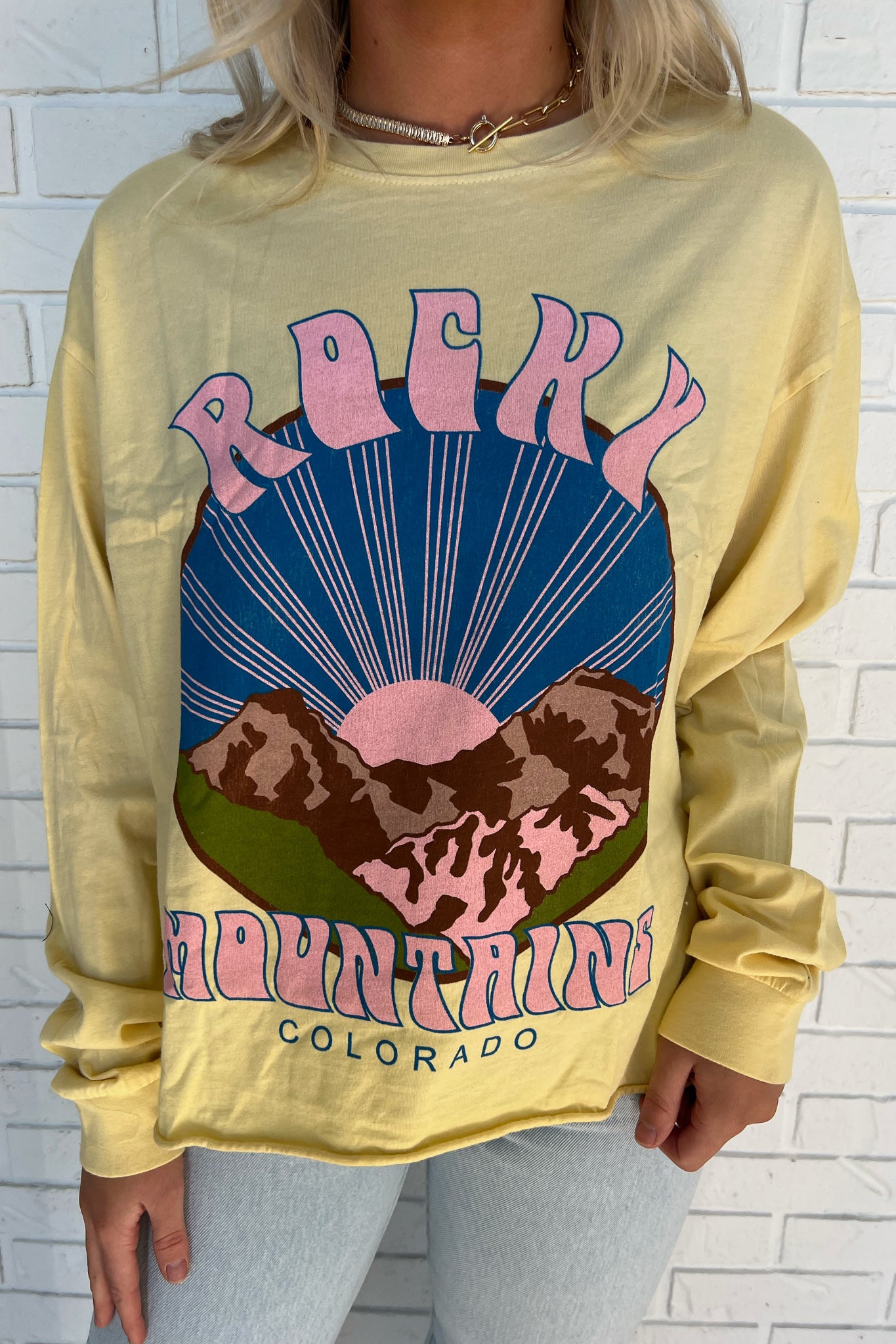 Rocky Mountain Crop Tee