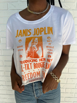 Janis Joplin Freedom Hall Crop Tee