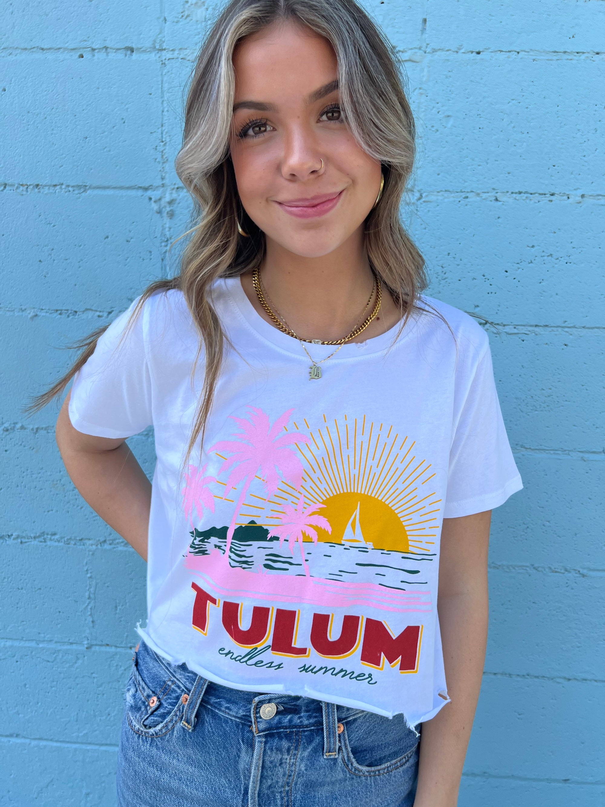 Tulum Crop Tee