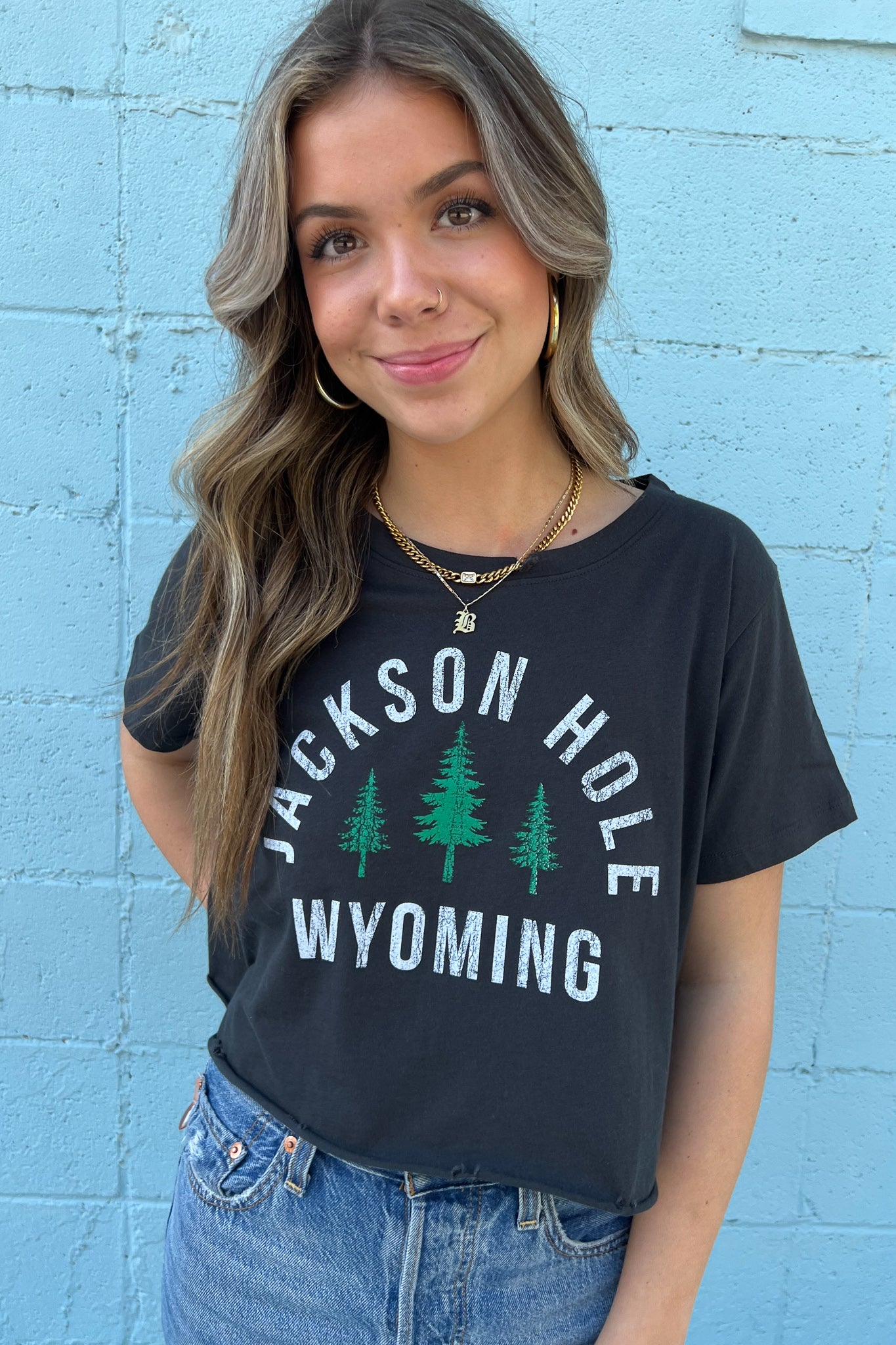 Jackson Hole Crop Tee