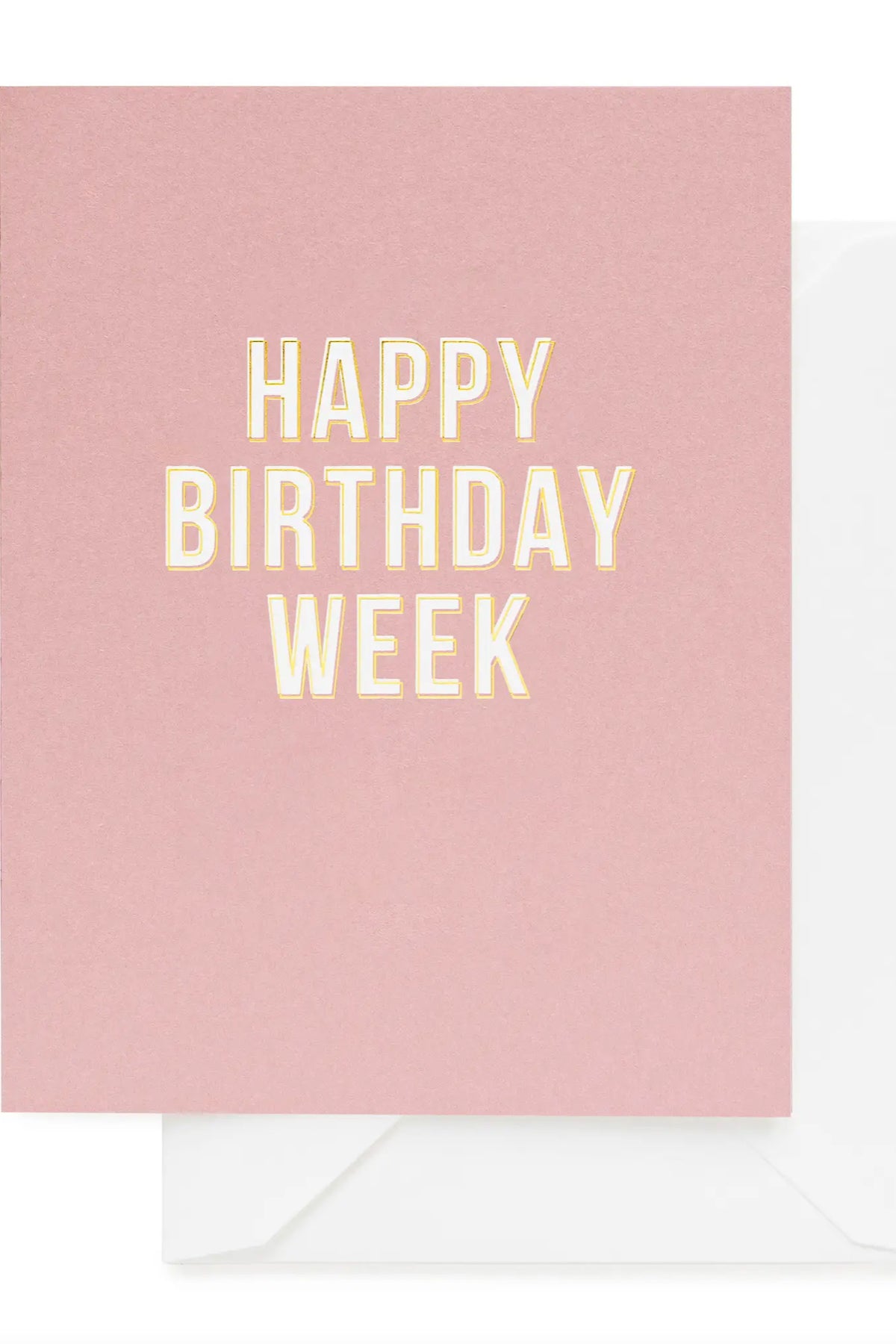 Happy Birthday Week Card