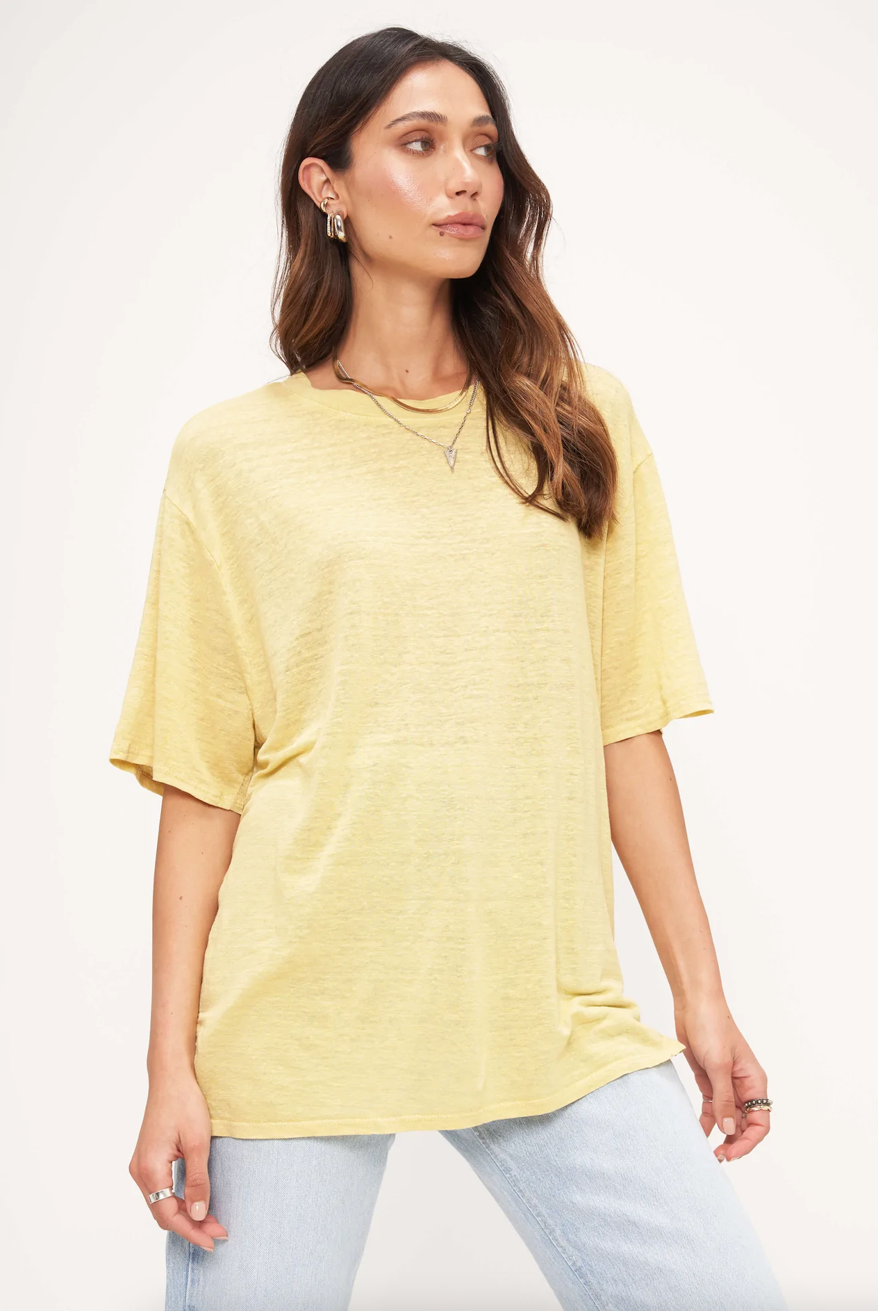 Edie Linen Boyfriend Tee