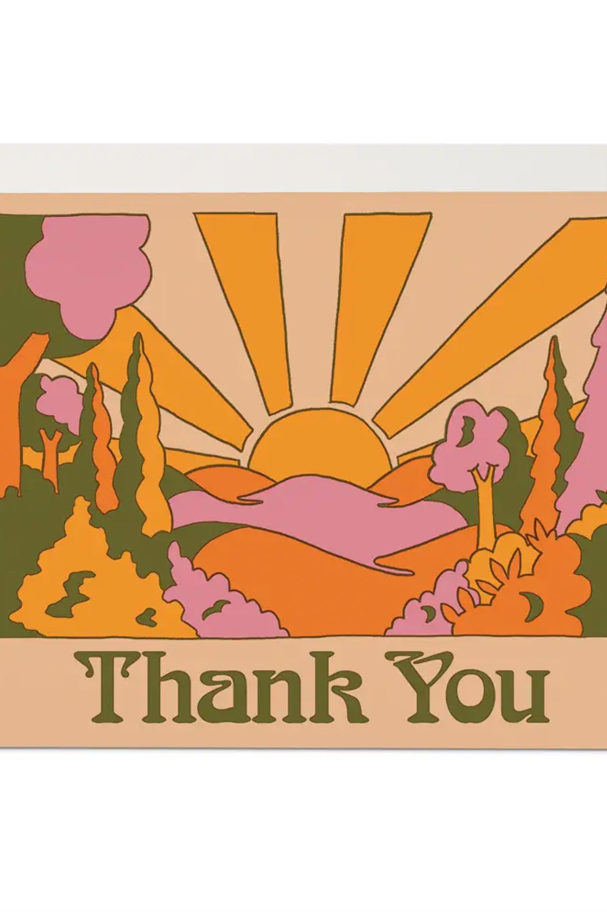 Red Cap Cards - Sunrise Thank You