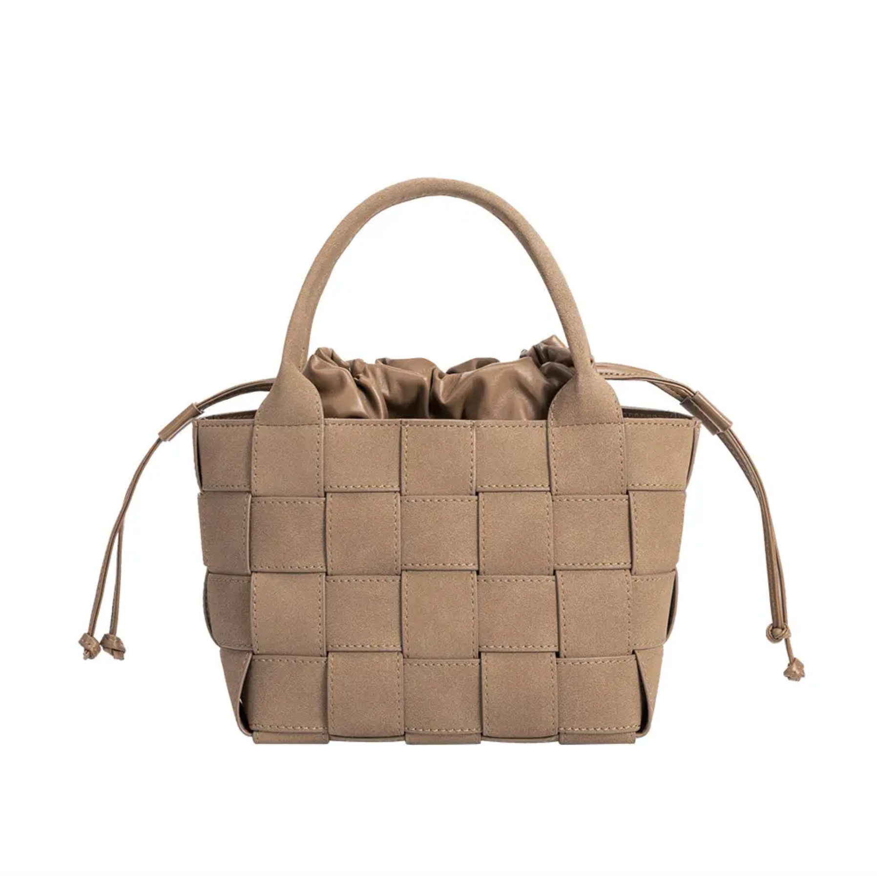 Melie Bianco - Lyndsey Woven Handbag - Taupe