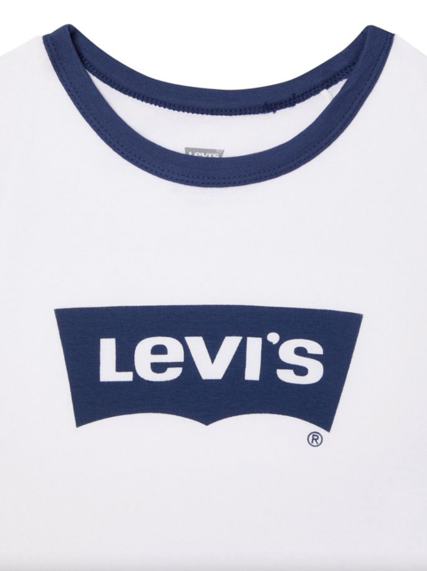 Flitsend grijs ader Levi's Graphic Ringer Mini Tee - Maude